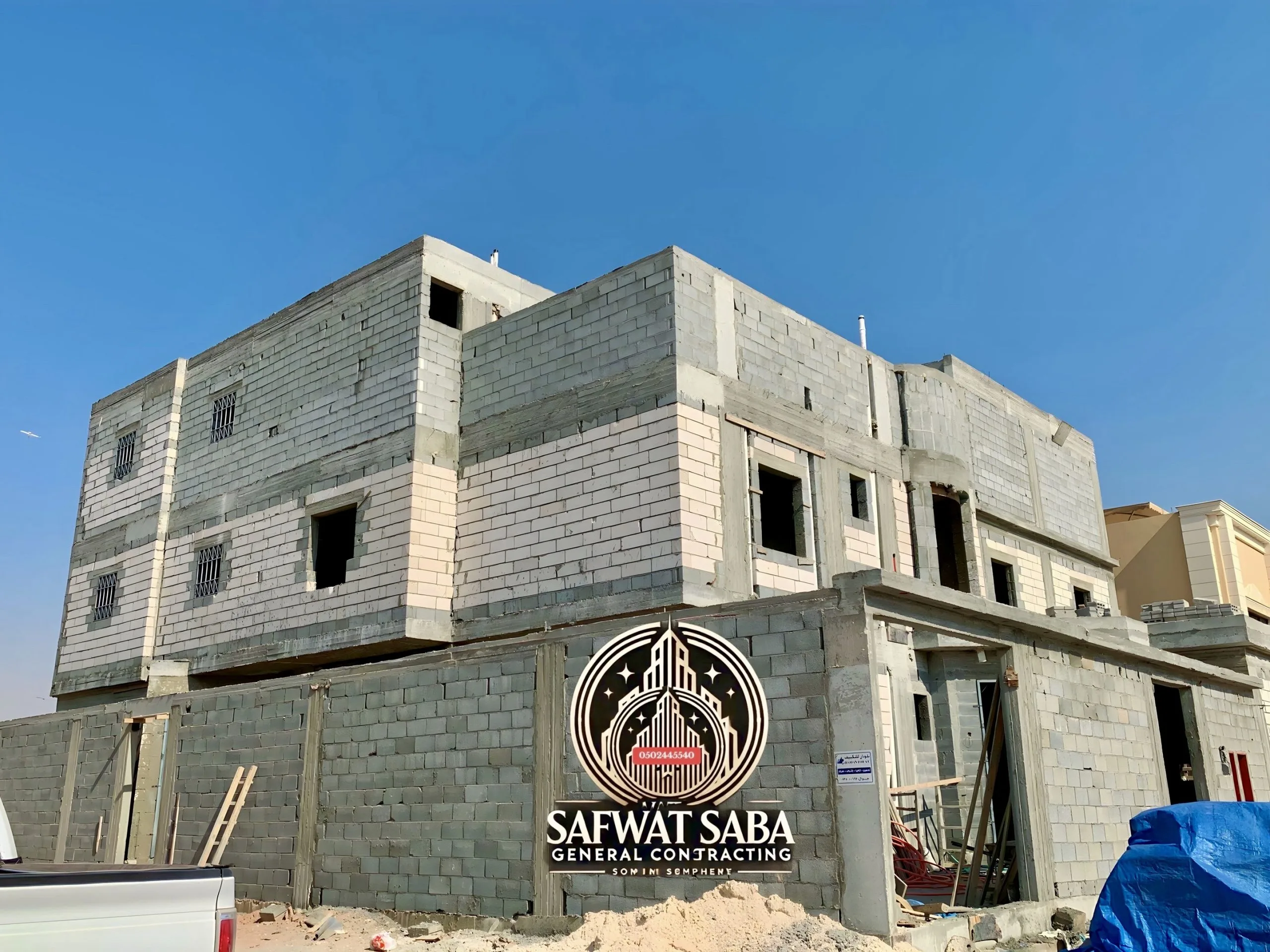 مقاول عظم في الرياض: الأساس القوي لمشروعك السكني